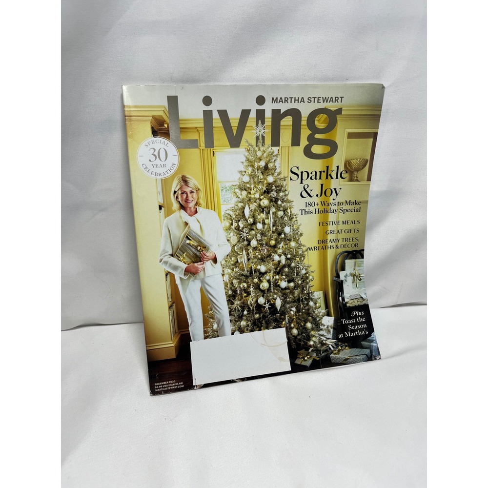 Martha Stewart Living Magazine December 2020‎ 30th Anniversary Holiday Issue